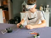 Loupe casque à led - 5 lentilles - Multirex