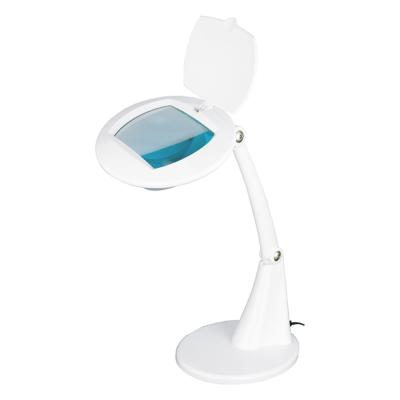 Lampe loupe à LED - lentille de 125x78mm. - 8 watts - Multirex