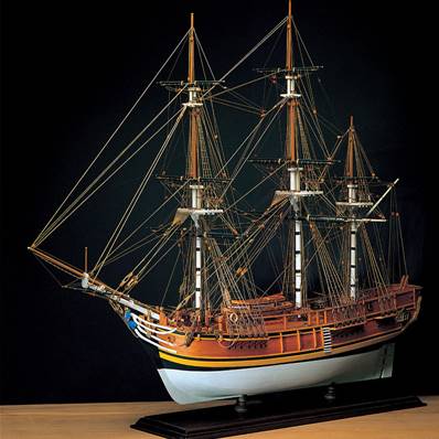 Maquette bateau en bois - Hms Bounty - 1/60 ème - Amati