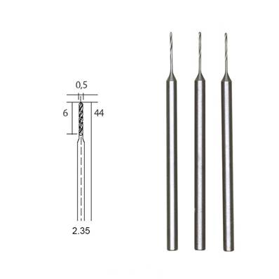 Forets HSS en acier Ø 0.5 mm « PROXXON » - Proxxon