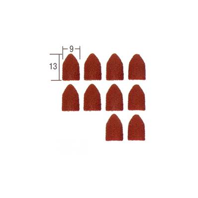 lot de 10 abrasifs coniques en corindon Ø 9 mm - Proxxon