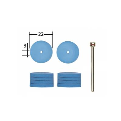 Polissoirs élastiques en silicone - Disque - Proxxon